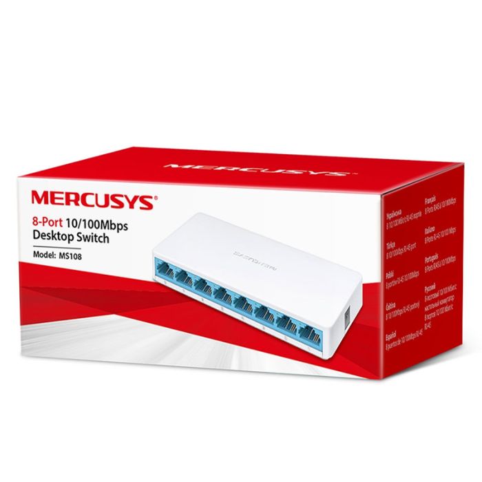 Switch de Bureau MERCUSYS 8 Ports 10/100 MBPS