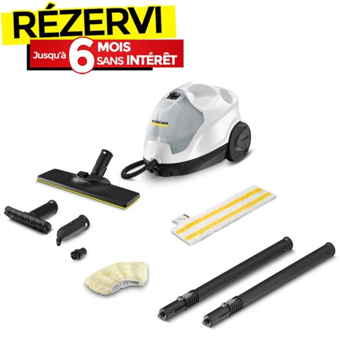 Nettoyeur à Vapeur KÄRCHER SC 4 EasyFix 2000W - Blanc