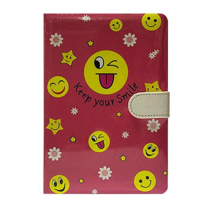 Note Book Keep Your Smile Brochée Couverture Couché A5