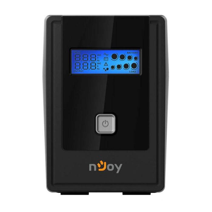Onduleur NJOY CADU 850 In-Line 800VA /480W - Noir