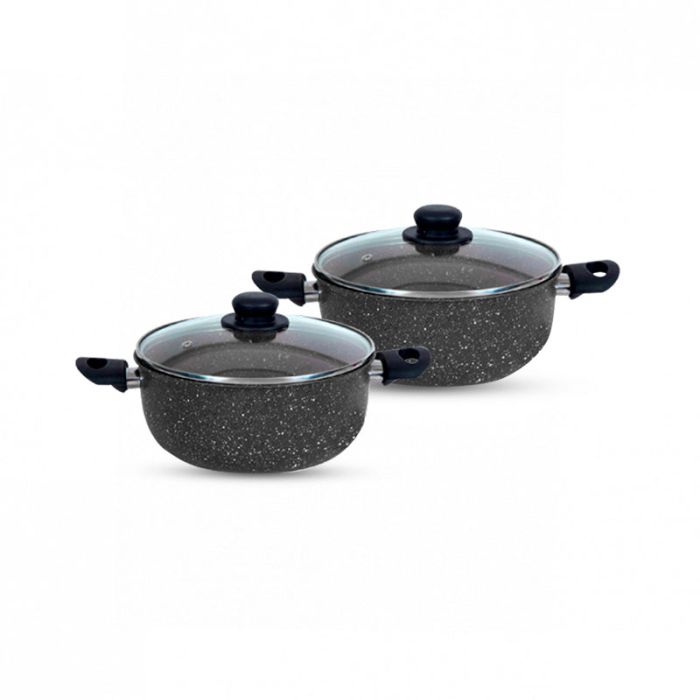 Set De 2 Faitouts COOK'ART 18cm&22cm - Noir