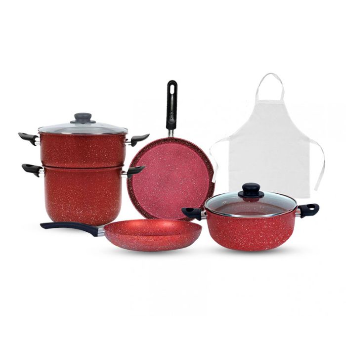 Pack COOK'ART De 8 Pièces - Rouge (2014160710035)