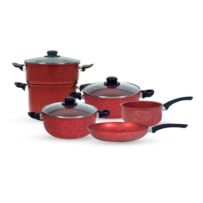 Pack COOK'ART De 9 Pièces - Rouge (6192903126414)