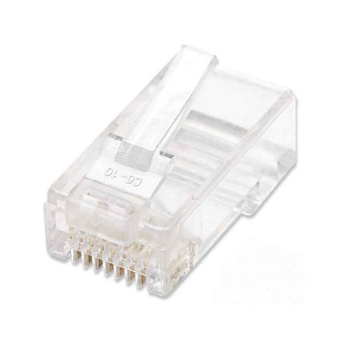 Pack de 100 Connecteurs modulaire INTELLINET RJ45 UTP Cat6 - Transparent