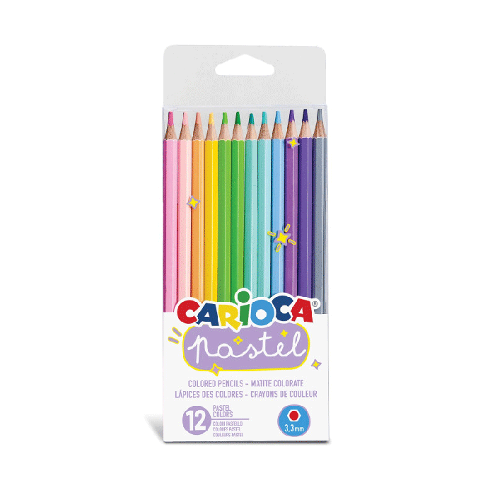 Pack de 12 Crayons de Couleur CARIOCA 