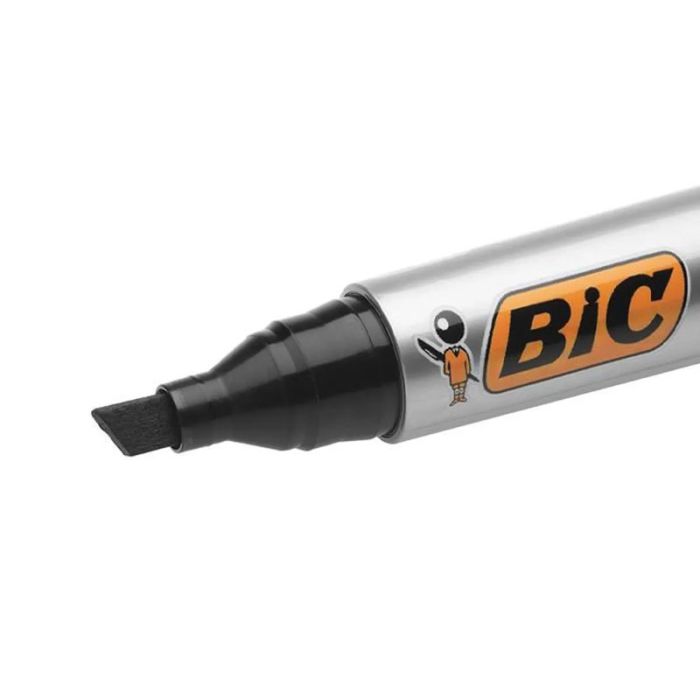 Pack de 12 Marqueurs Permanents BIC Marking 2300 - Noir