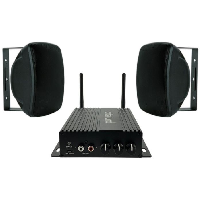 Pack de 2 Haut Parleur Sans Fil ARTSOUND + Amplificateur Smart Hyde 