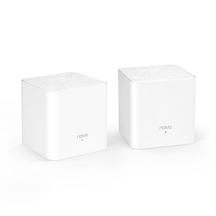 Pack de 2 Répéteurs WIFI TENDA MW3 AC1200 maillé - Blanc