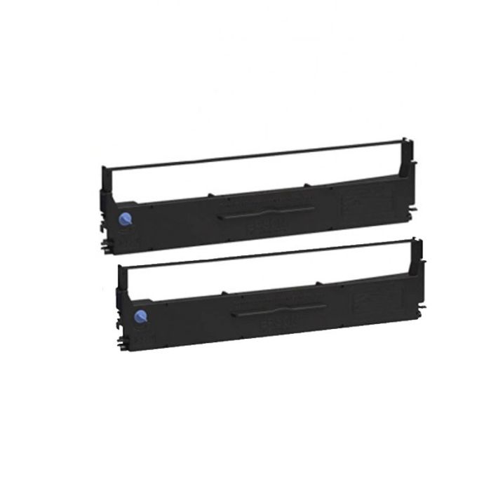 Pack de 2 Ruban Original EPSON C13S015613BA - Noir