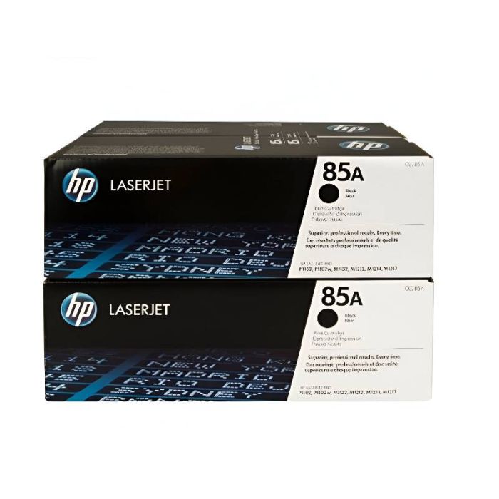 Pack de 2 Toners Original LaserJet HP 85A Noir (CE285AF)