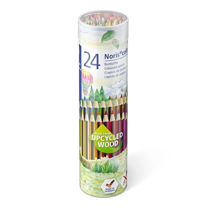 24 Crayons De Couleur - Bou00eete Mu00e9tal - Staedtler Noris Colour U00e0 Prix