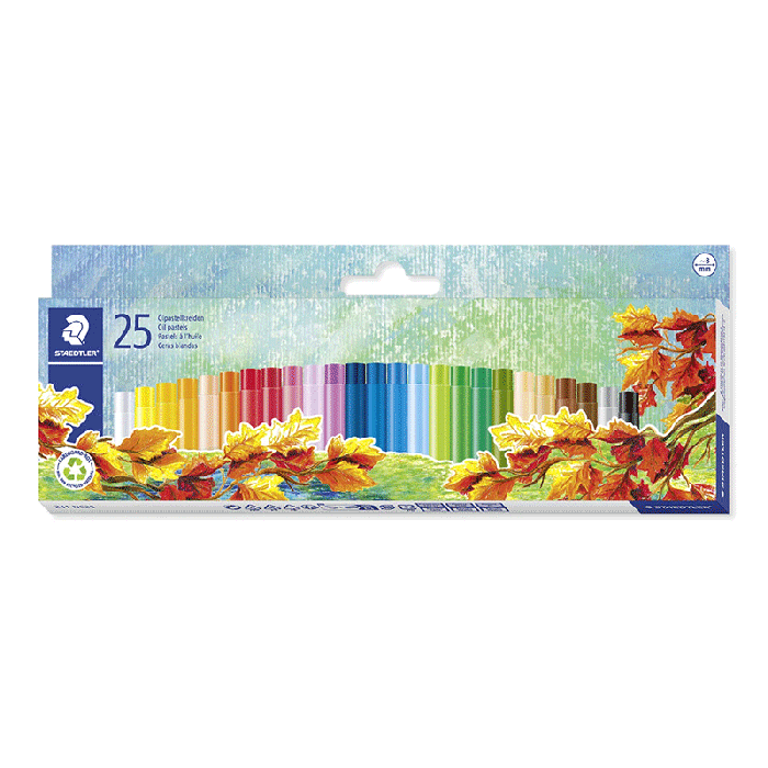 Pack de 25 Crayons de cire STAEADTLER Noris à l'huile 