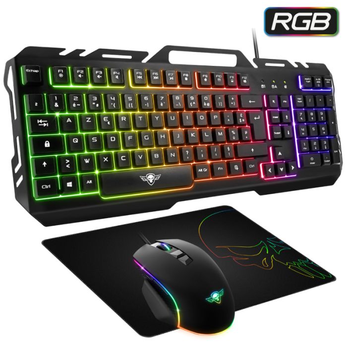 PACK de 3en1 Gamer SPIRIT OF GAMER PRO PMK5 - Noir