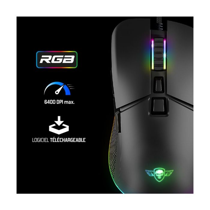 PACK de 3en1 Gamer SPIRIT OF GAMER Ultimate MK500 RGB - Noir