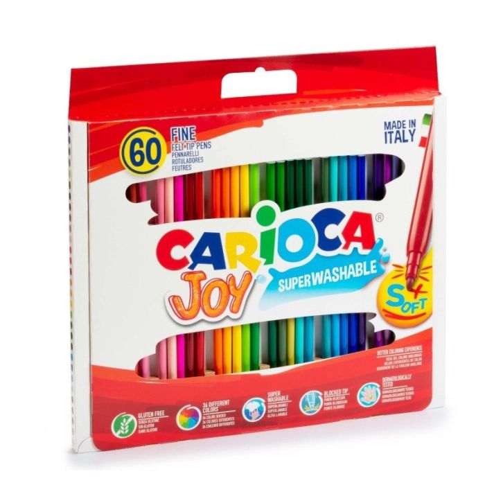 Pack de 60 Feutres De Coloriage CARIOCA Joy (41015)