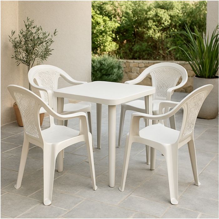 Table Et Chaise Blanche