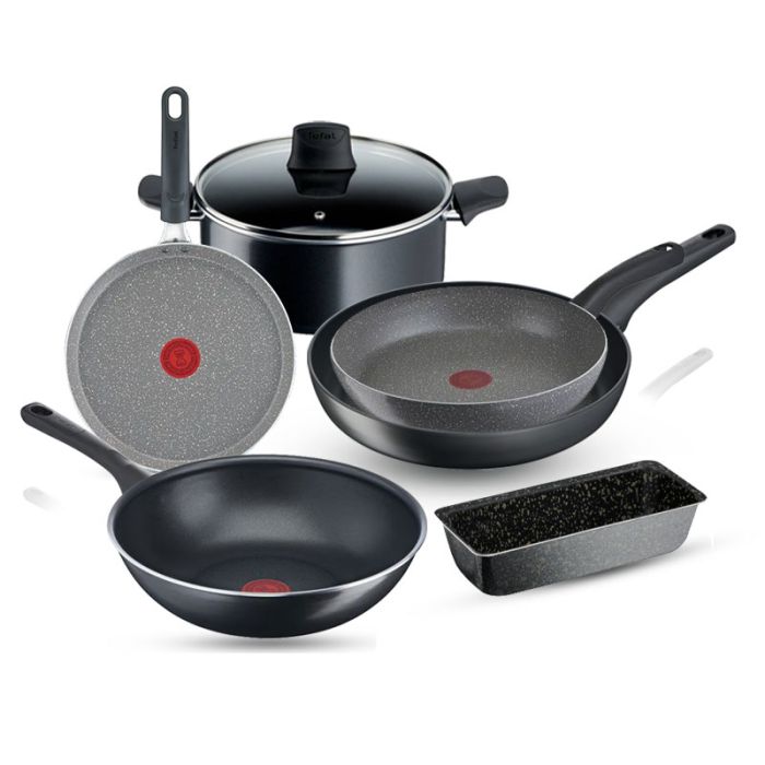 Pack Tefal De 7 Pièces - Noir