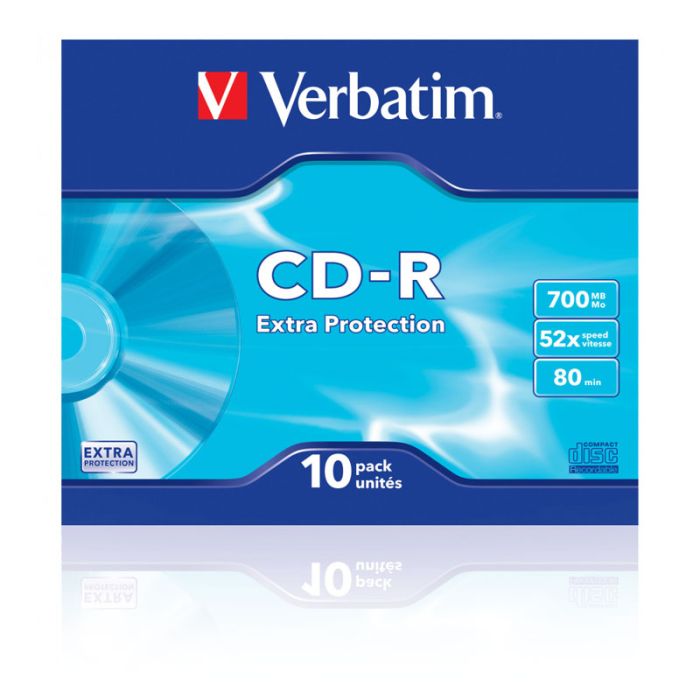 Pack VERBATIM de 10 CDs 52X 700mb 