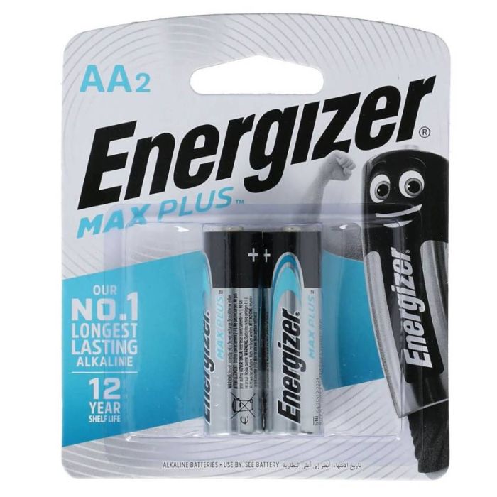 Pack De 2 Piles ENERGIZER MAX PLUS X91BP2 AA