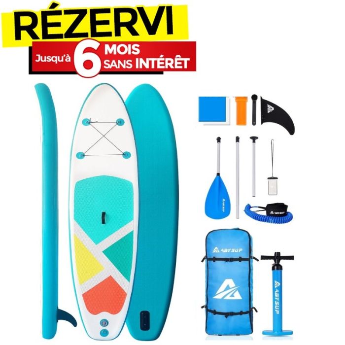 Paddle Board Tropical 3.25 M NH200-2 - Bleu ciel&Blanc