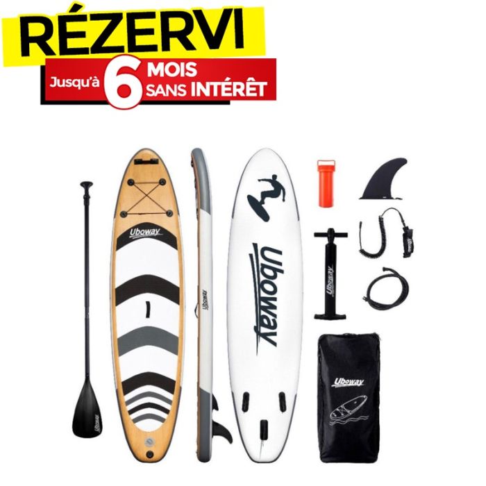 Paddle UBoway Wood 10 pieds - Marron 