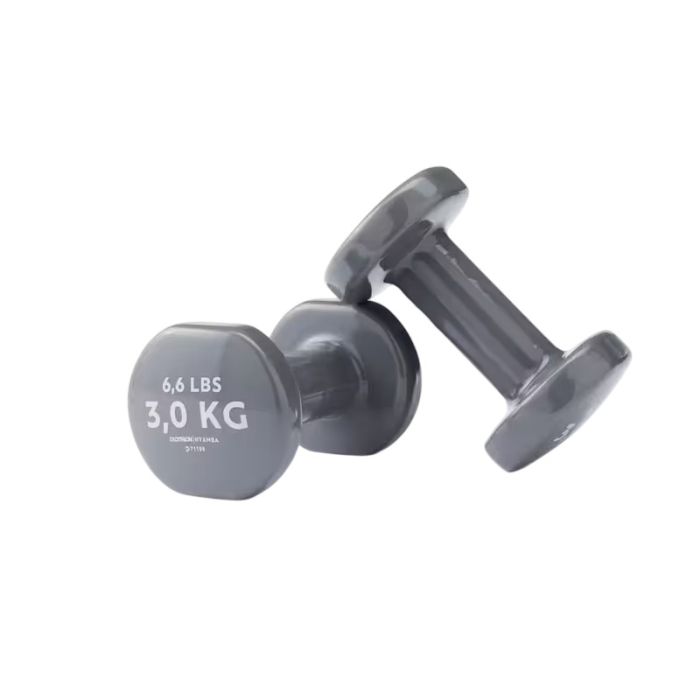 Paire D'haltères Fitness 2*3 kg - gris
