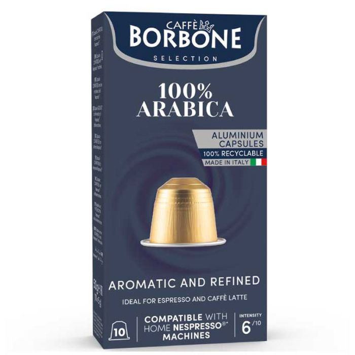 Paquet De 10 Capsules BORBONE Arabica Compatible Nespresso®