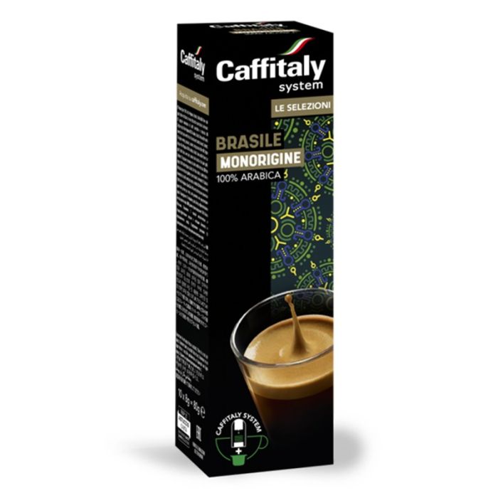 Paquet De 10 Capsules CAFFITALY Brasile 