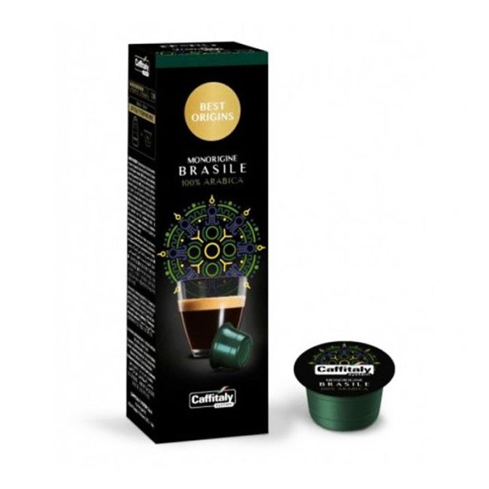 Paquet De 10 Capsules CAFFITALY Brasile 