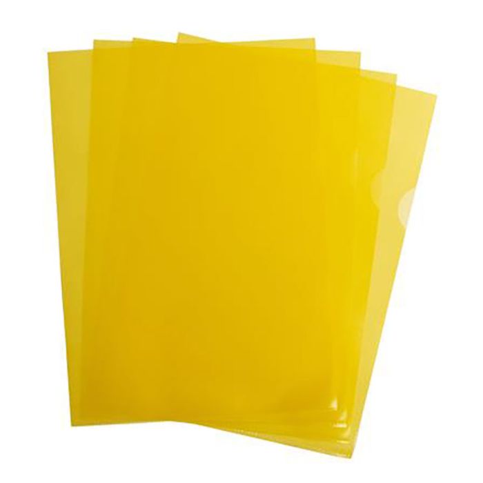 Paquet de 100 Pochettes Coin PP COSTO - Jaune (71208)