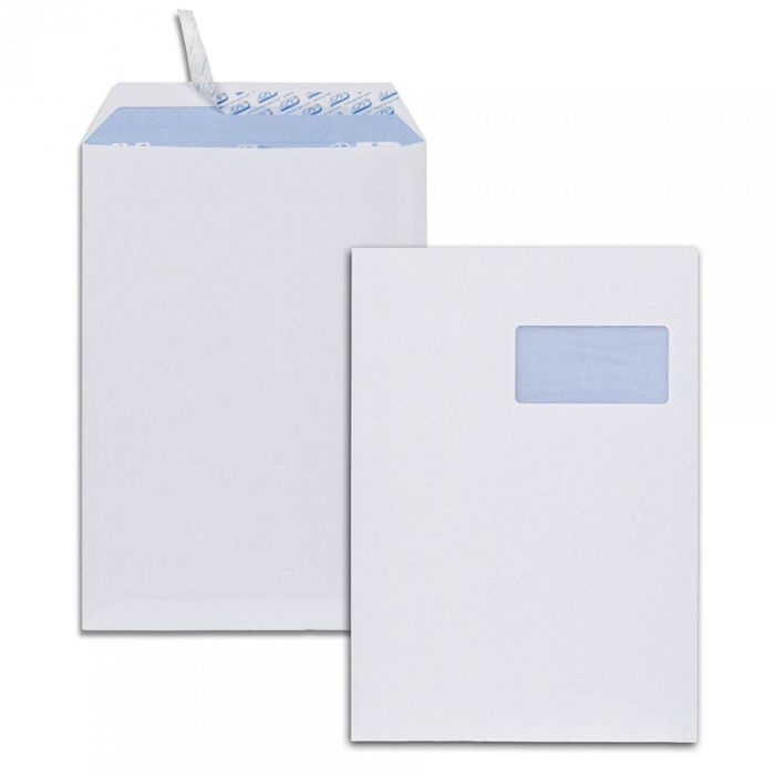 Paquet De 250 Pochettes Blanches GPV C4 229 x 324 mm 90 gr - Blanc