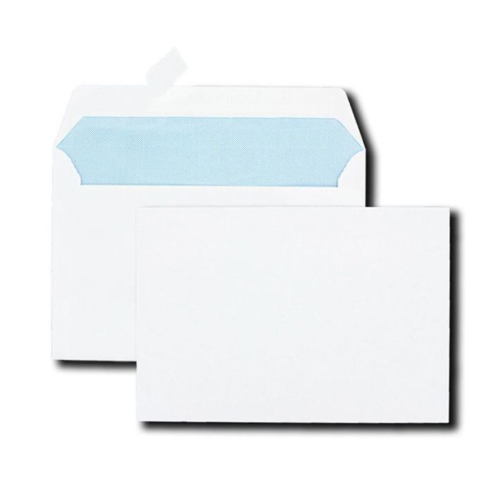 Paquet De 500 Enveloppes Blanches LA COURONNE 12 x17.6 cm 80 gr - Blanc