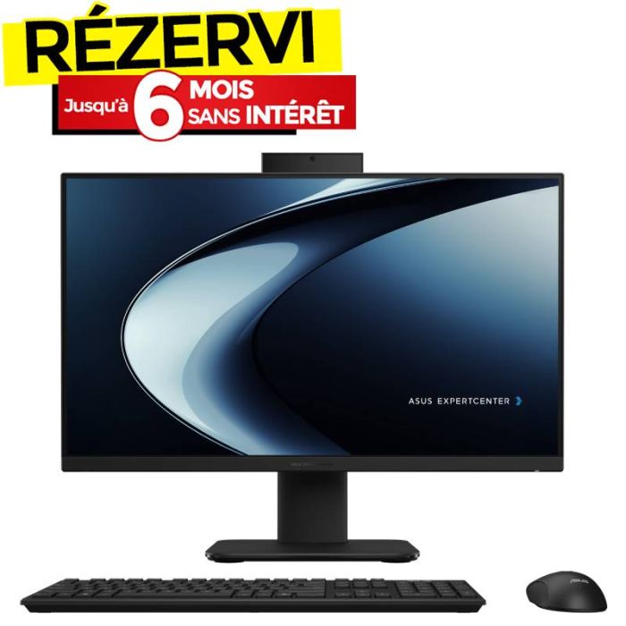 PC de Bureau ALL IN ONE ASUS P440VAK i7 13è Gén 8Go 512Go SSD - Noir
