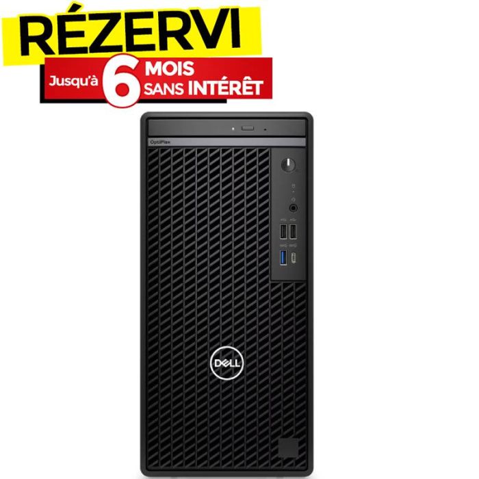 PC de Bureau DELL OPTIPLEX 7020 i5 14è Gén 8Go 512Go SSD - Noir