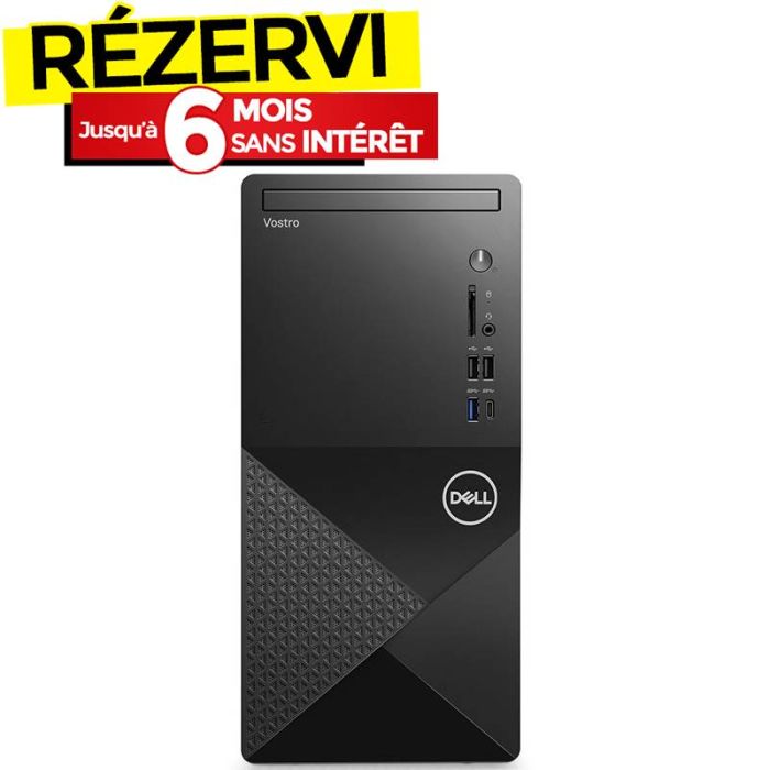 PC de Bureau DELL VOSTRO 3030 i5 14è Gén 8G 512Go SSD - Noir