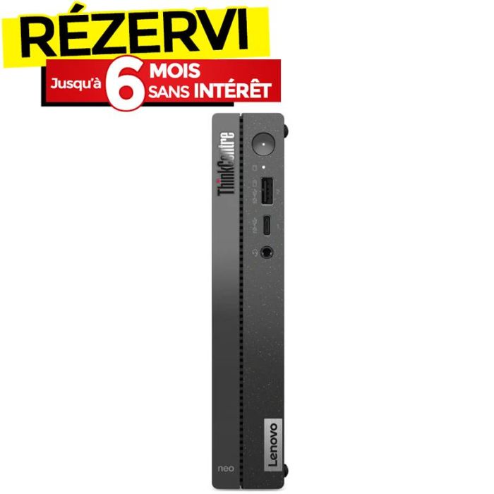 PC de Bureau LENOVO ThinkCentre néo 50q Gen 4 i3 12è Gén 8Go 512Go SSD