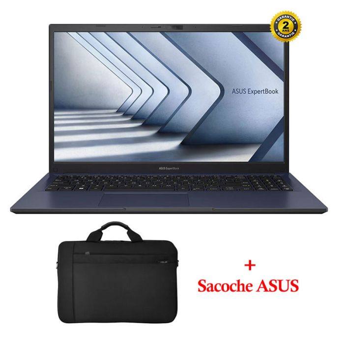 PC Portable ASUS ExpertBook B1 B1502 i7 13è Gén 16G 512G SSD - Noir