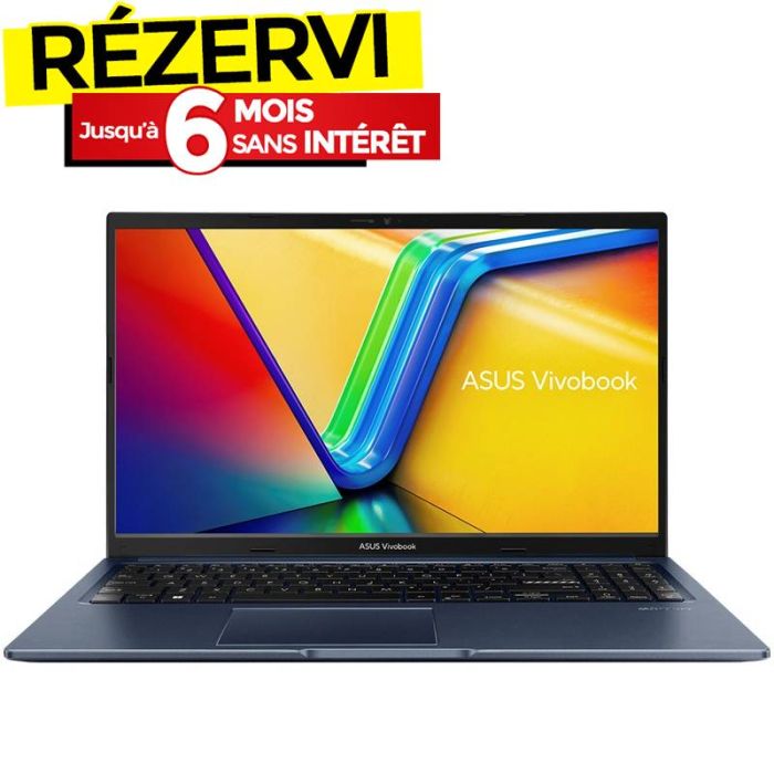 PC Portable ASUS Vivobook 15 X1502VA i5 13è Gén 8G 512Go SSD - Bleu
