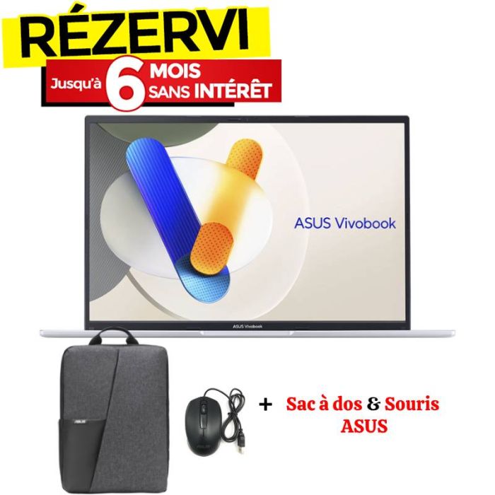 PC Portable ASUS Vivobook 16 X1605VA i5 13è Gén 8Go 512Go SSD - Silver