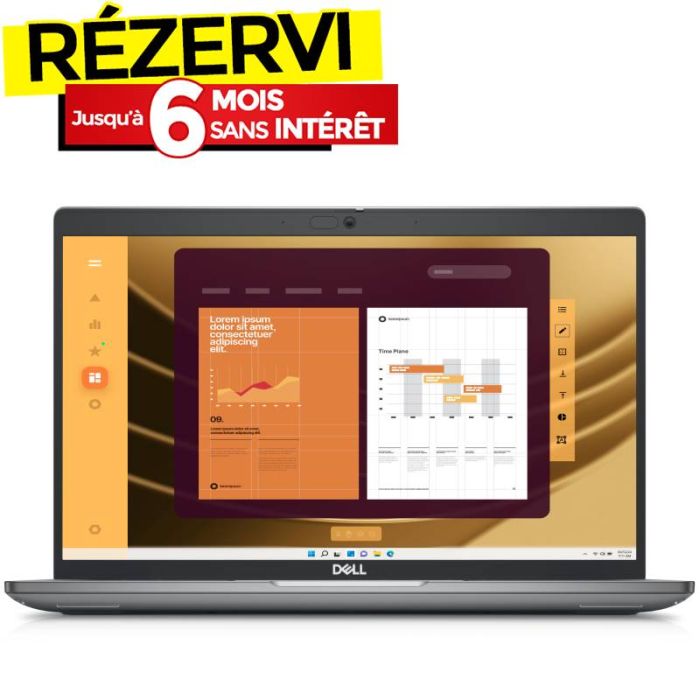 PC Portable DELL Latitude 5450 i5 13è Gén 8Go 512Go SSD - Gris
