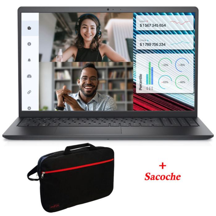 Pc Portable DELL Vostro 3520 i3 12è Gén 12Go 256G SSD - Noir