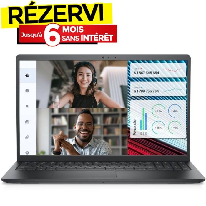 Pc Portable DELL Vostro 3530 i7 13è Gén 24Go 512G SSD - Noir