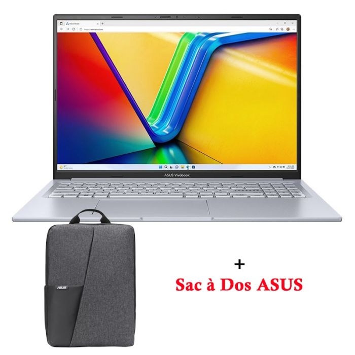 PC Portable Gamer ASUS Vivobook 16X i5 12ème Gén 16Go RTX 2050 - Silver