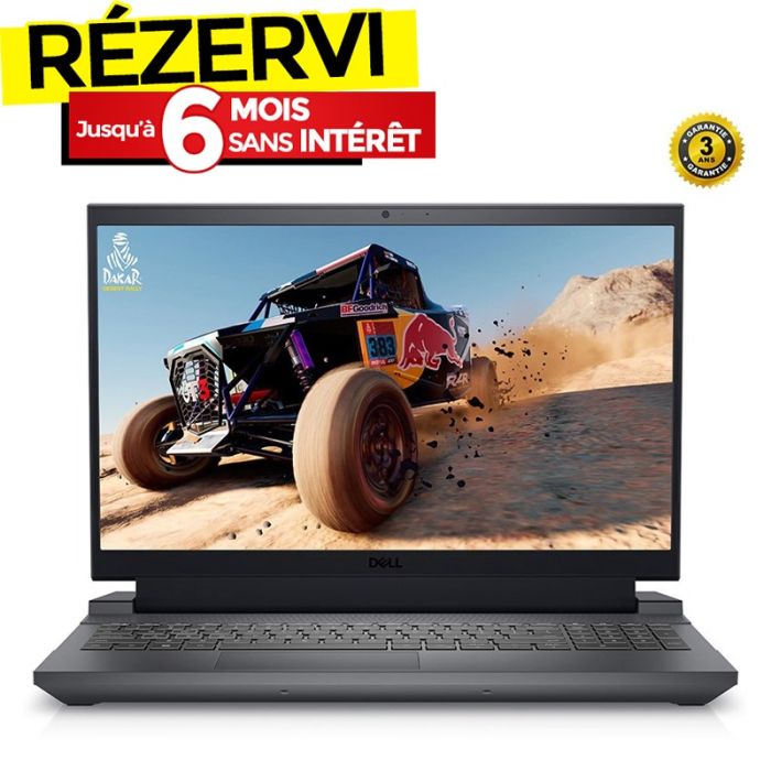 PC Portable Gamer DELL G15 5530 i5 13è Gén 16Go RTX 3050