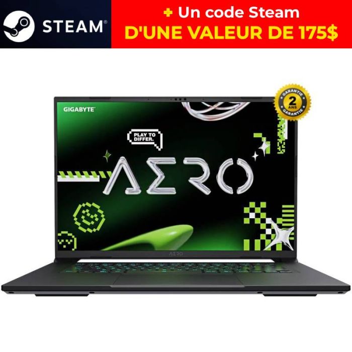 PC Portable Gamer GIGABYTE AERO X16 1WH AMD Ryzen AI 7 350 32G RTX5070