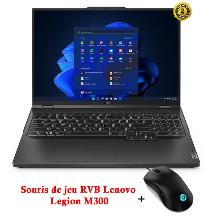 PC Portable Gamer LENOVO Légion Pro 5 16IRX8 i7 13è Gén 16Go RTX 4070