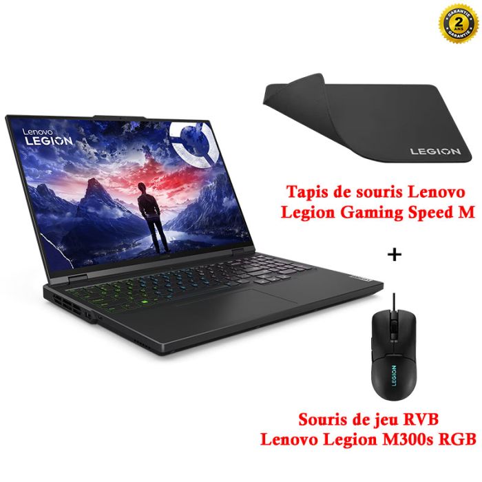 PC Portable Gamer LENOVO Légion Pro 5 16IRX9 i9 14è Gén 64Go RTX 4060