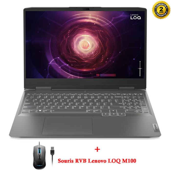 PC Portable Gamer LENOVO LOQ 15APH8 AMD RYZEN 7 32Go RTX 3050