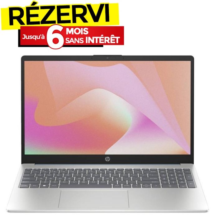 Pc Portable HP 15-fd0052nk I3-N305 8G 512Go SSD - Silver & Bleu
