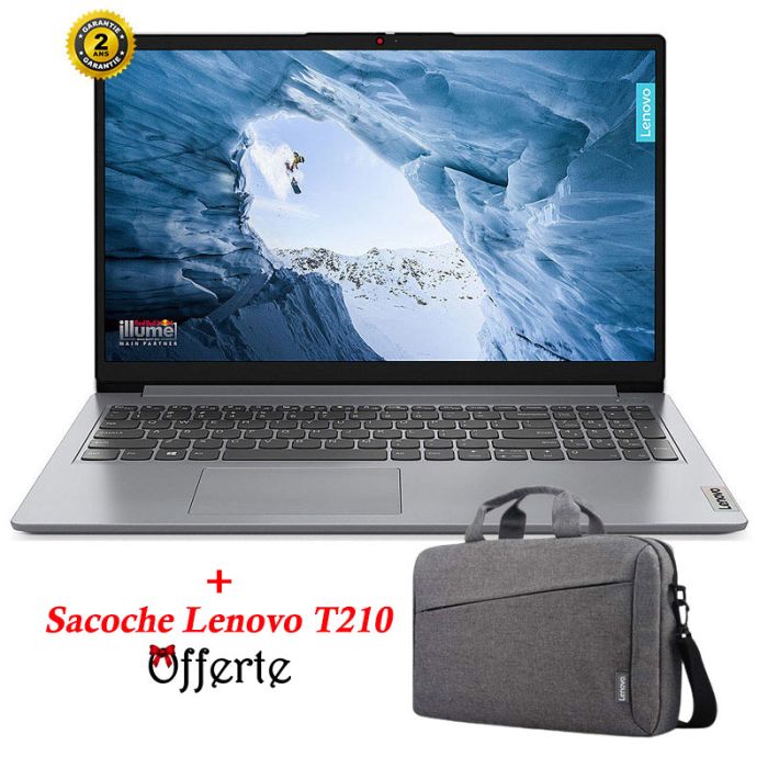 PC Portable LENOVO IdeaPad 1 15IAU7 i3 12è Gén 24Go 256Go SSD - Gris